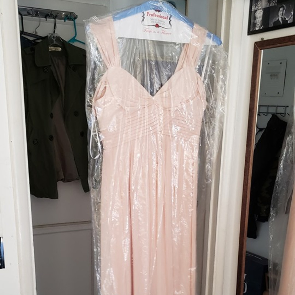 LULUS MAKE ME MOVE BLUSH PINK MAXI DRESS (Medium)